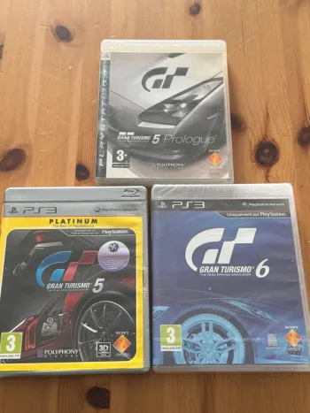 Lot Gran Turismo (GT5 à GT6) - TBE/New - PS3