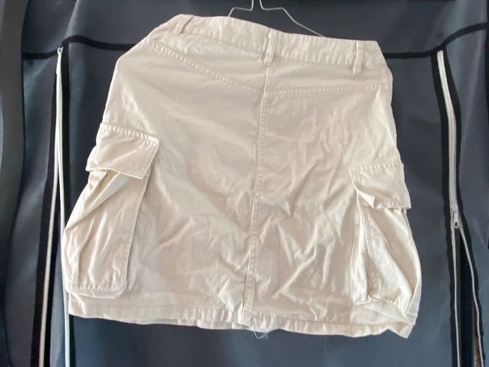 Jupe cargo beige