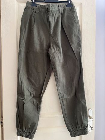 Pantalon kaki style cargo
