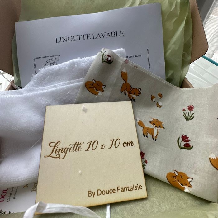 Box couture lingettes lavables