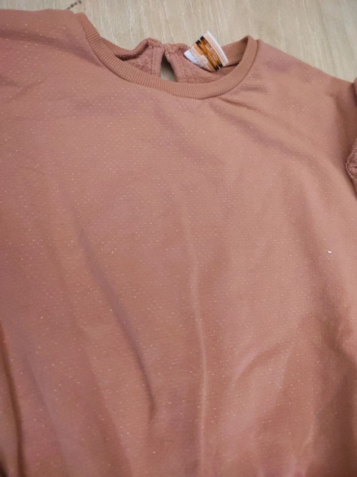 Robe sweat rose or tao 12 ans - photo numéro 2