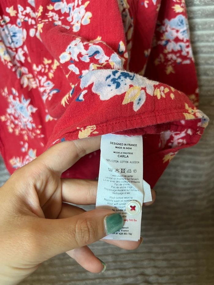 Blouse gaze de coton - Bonton - 8 ans - photo numéro 5