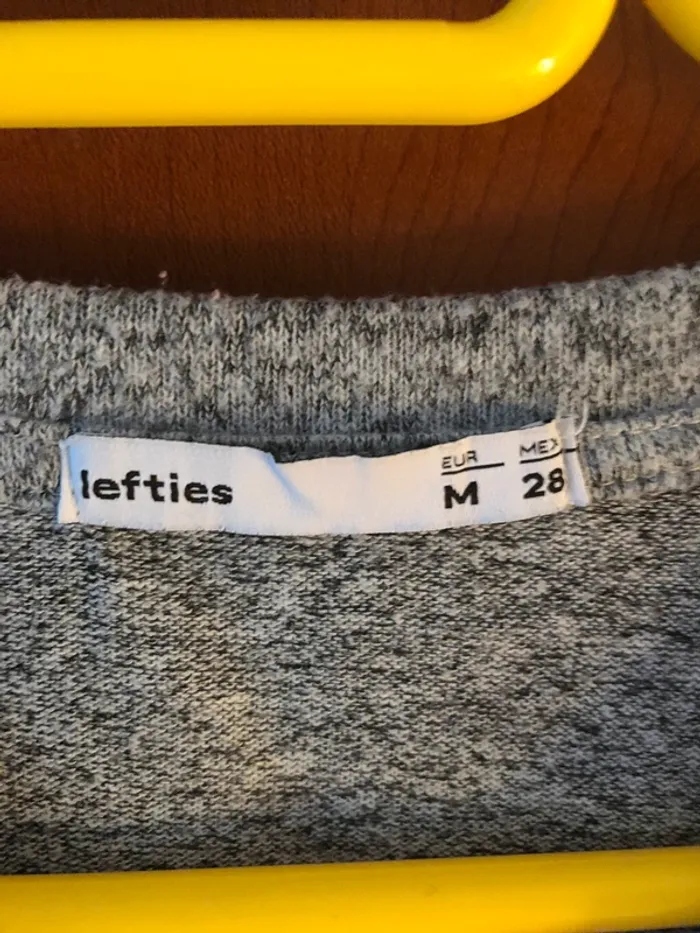 Sweat gris tout doux Lefties en taille M - photo numéro 3