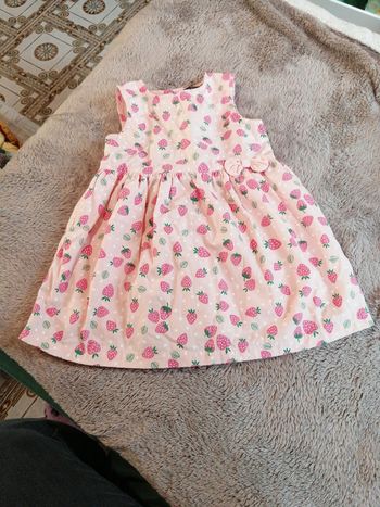 Robe légère fraises