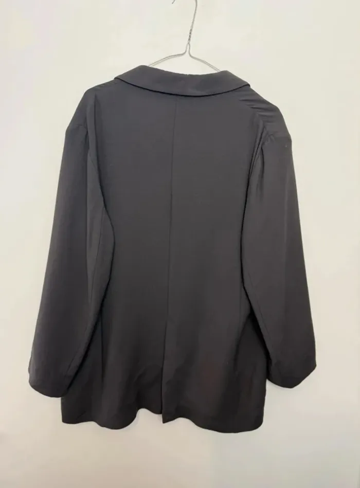 Veste Blazer Massimo Dutti femme gris taille L - photo numéro 2