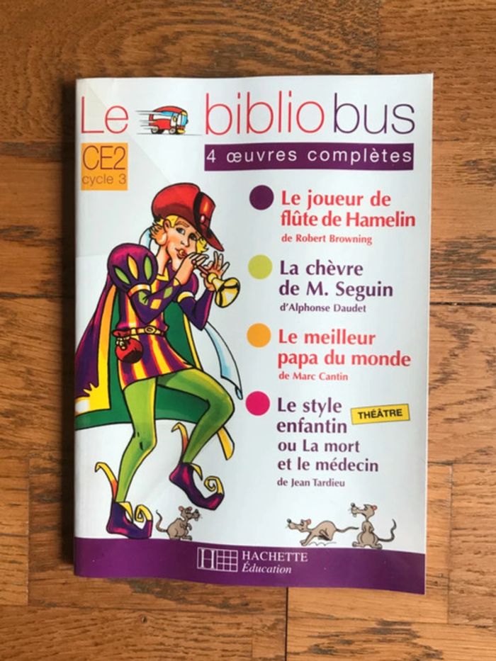 Le Bibliobus N° 8 CE2 - Le Joueur de flûte de Hamelin - Livre de l'élève