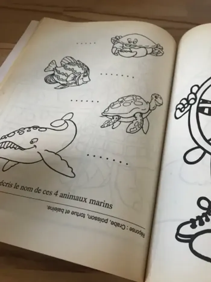 album de coloriage et activité vintage oui oui bécassine - photo numéro 3