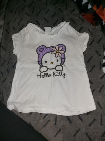 Tshirt taille 78cm 9/12mois zara baby hello kitty