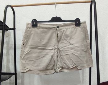 Short beige en coton Camaïeu - Taille 40