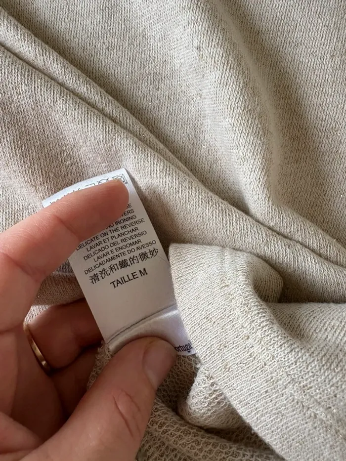 Robe beige et dorée Cop Copine – Taille M - photo numéro 4