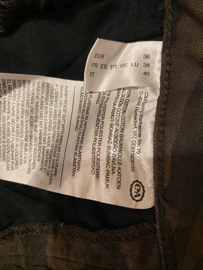 Jean militaire-camouflage femme taille 38 - photo numéro 5