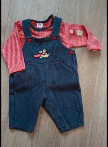 Ensemble salopette ourson
6 mois