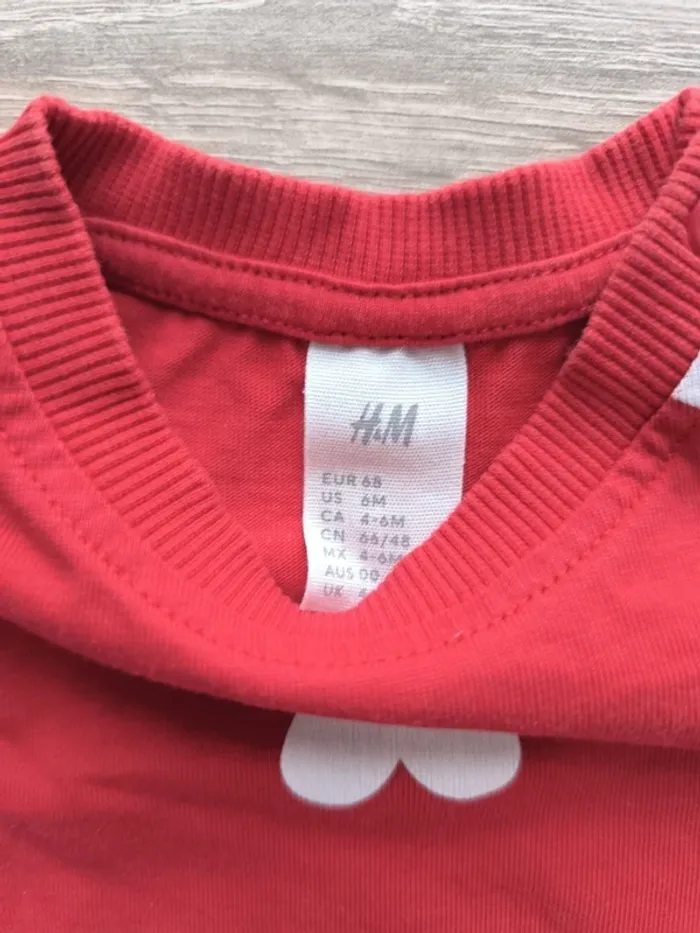 Ensemble coeur h&m 4-6 mois - photo numéro 3