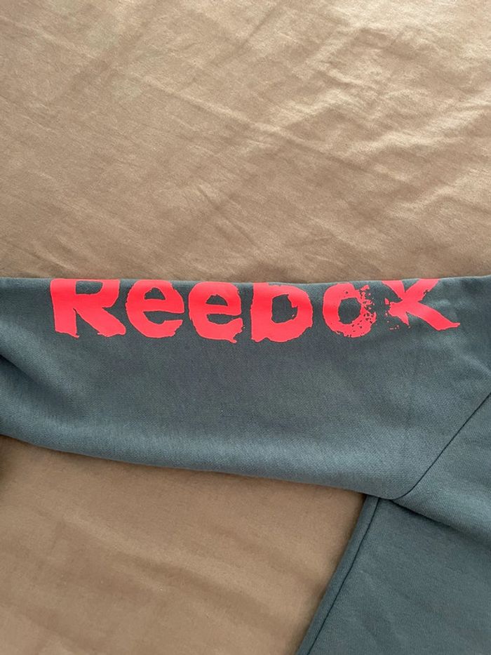 Veste à capuche Reebok manches longues kaki 12 ans - photo numéro 2