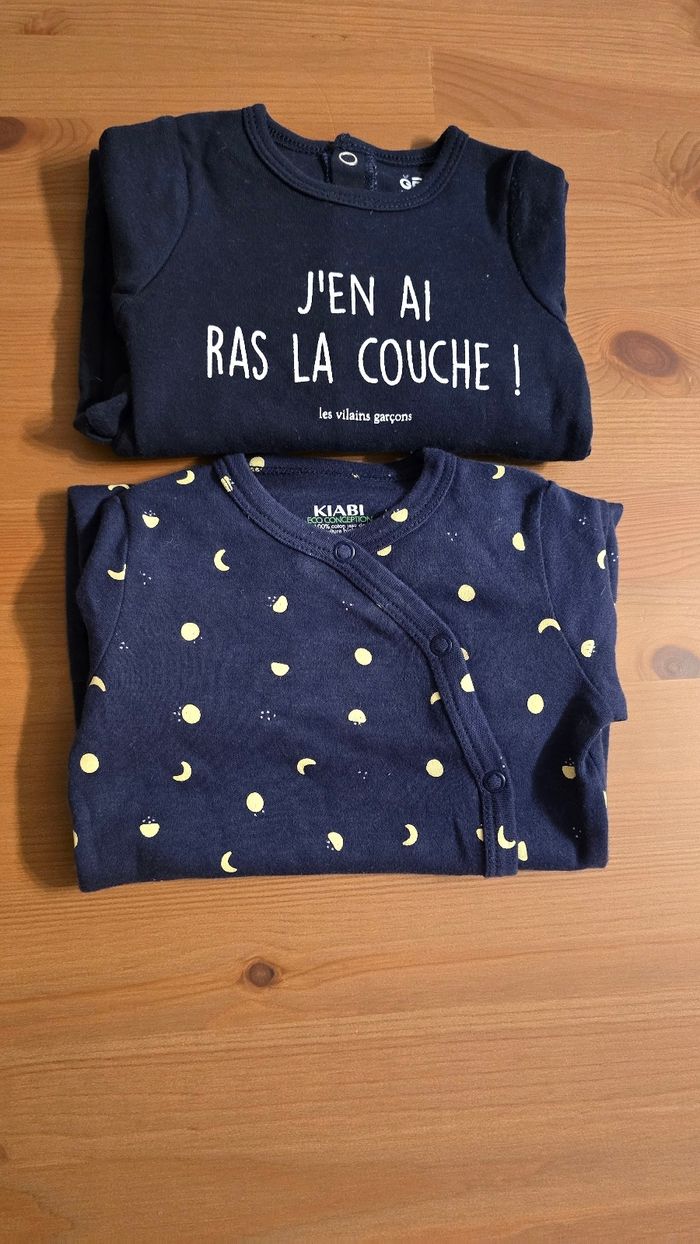 Neufs (non portés) 🥰💙😍 pyjamas coton 3mois Garçon 💙 - photo numéro 3