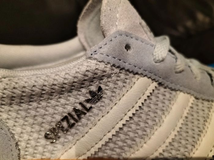 Baskets Adidas Spezial bimatières - bleu clair - photo numéro 8