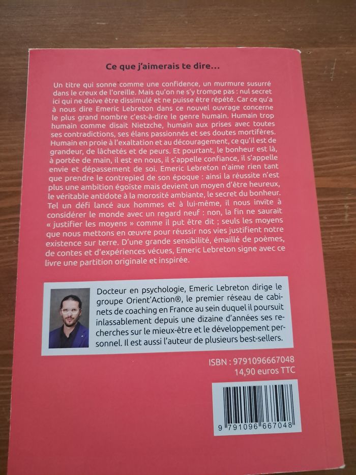 Livre développement personnel - photo numéro 2