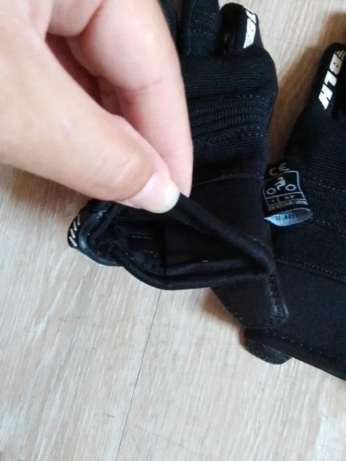 Gant de moto enfant mixte noir blh 6 ans - photo numéro 6