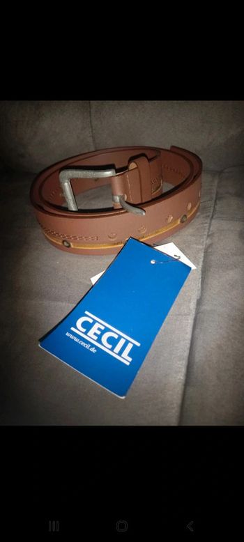 Ceinture Cécil avec étiquette