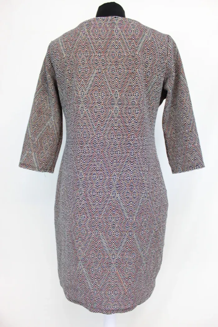 geometrics Robe Camaïeu - Motif Losanges & Fils Brillants - photo numéro 3