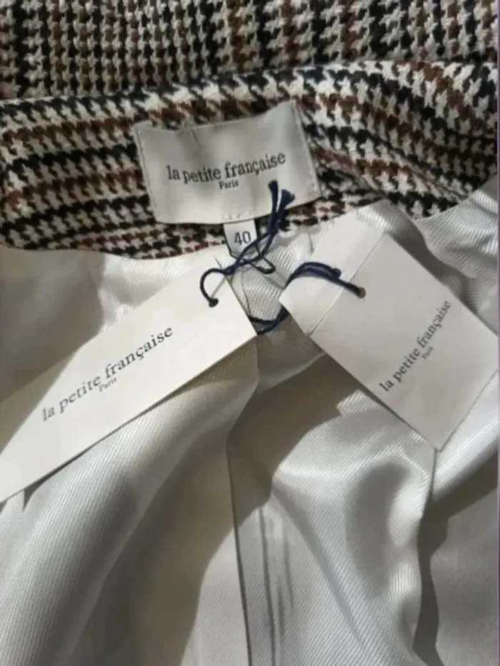 Manteau trench ,La Petite Francaise (modéle marius) coton laine ,neuf - photo numéro 13