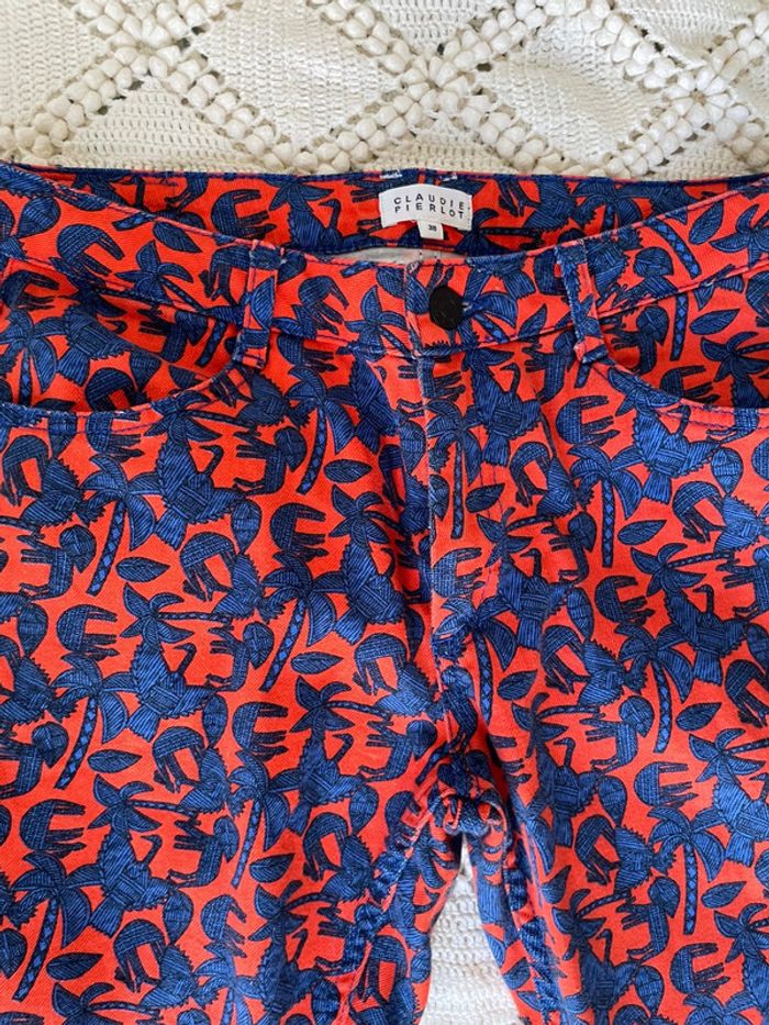Pantalon slim Claudie Pierlot taille 38 - photo numéro 3