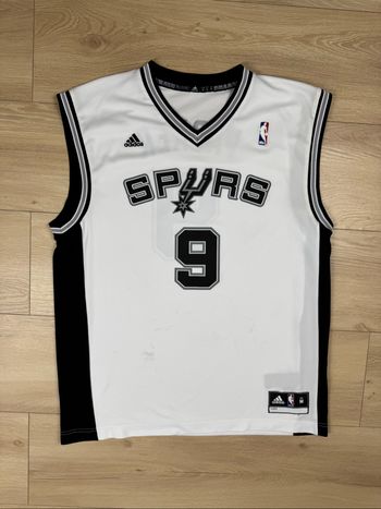 Maillot rétro de basket NBA adidas Tony Parker Spurs taille M