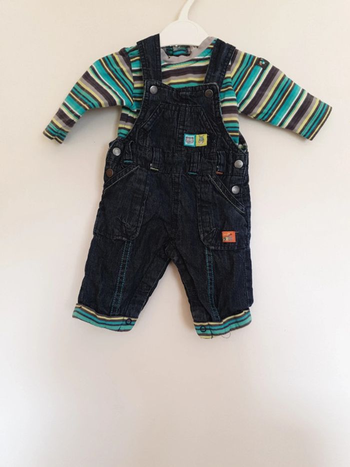 Ensemble salopette 1 mois Orchestra