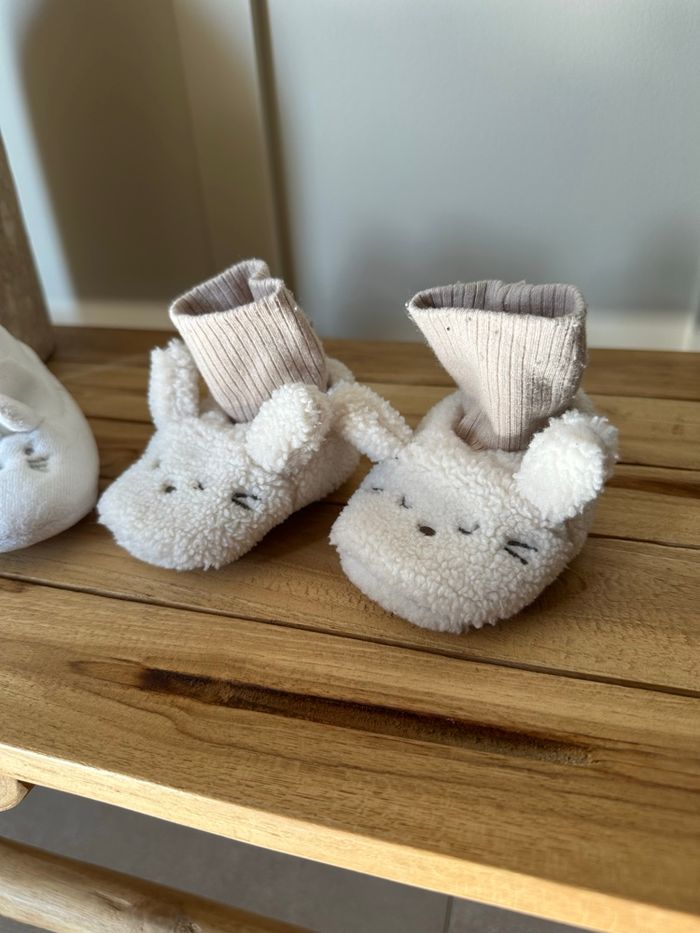 Lots de 2 pantoufles bébé - photo numéro 4