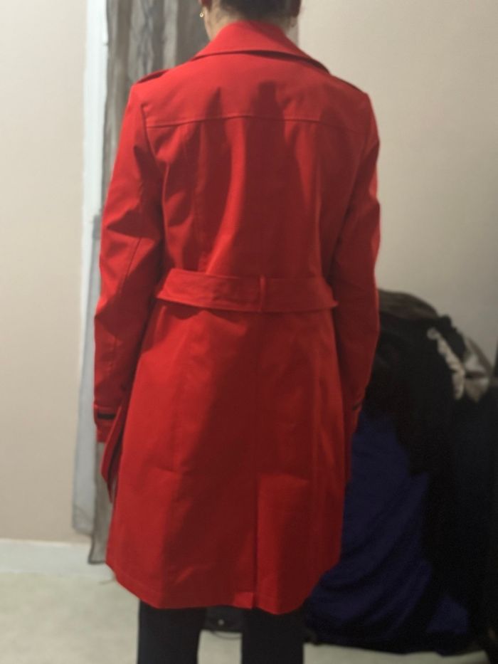 Trench rouge Laura Jo - photo numéro 6