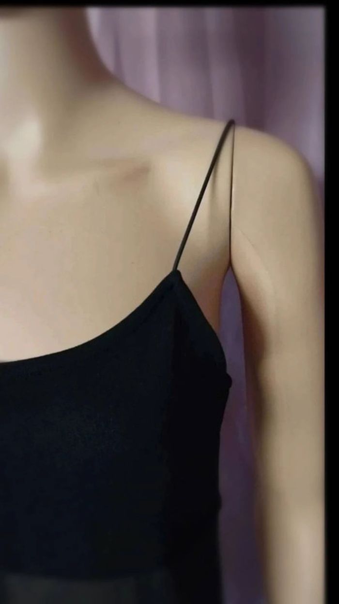 Robe noire h&m avec transparence taille s - photo numéro 7