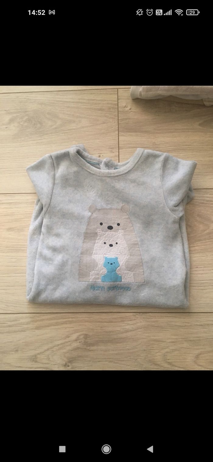 Lot de 6 pyjamas 1 mois - photo numéro 2