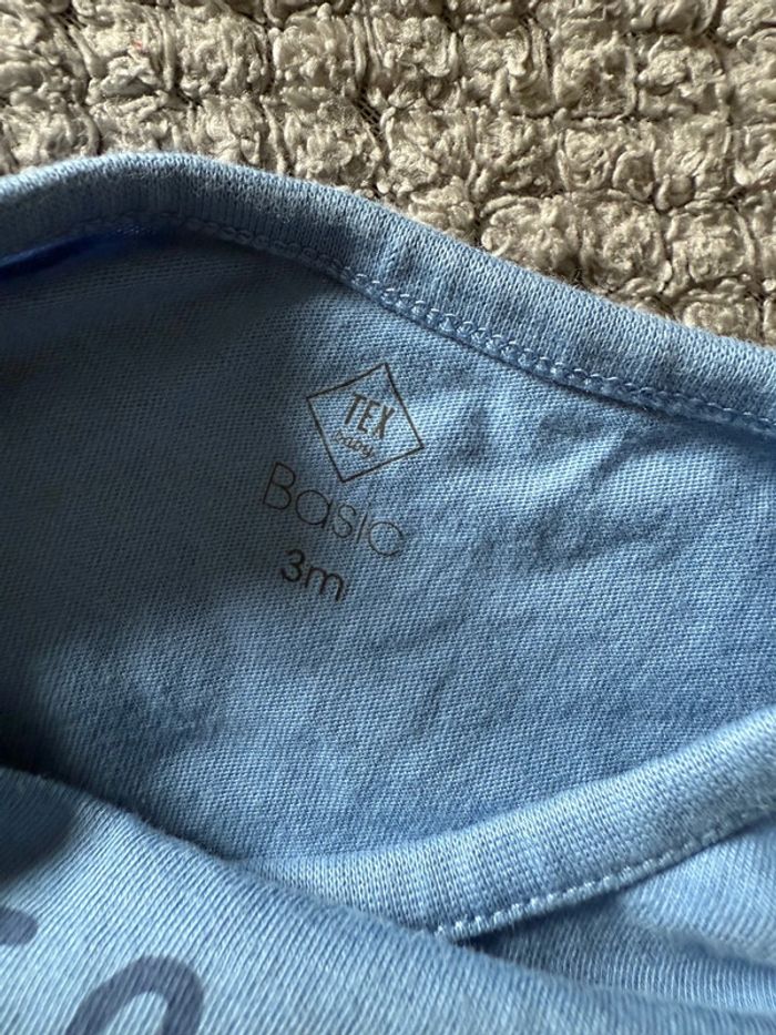 T-shirt manche longue imprimer (3mois) - photo numéro 3