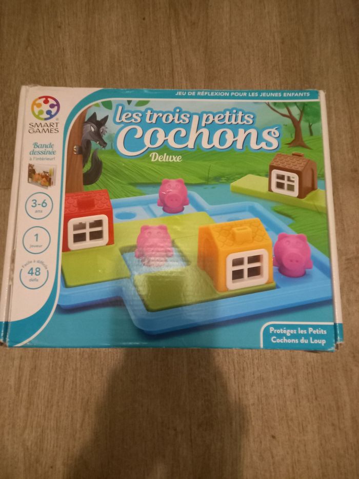 Jeu smart games les trois petits cochons