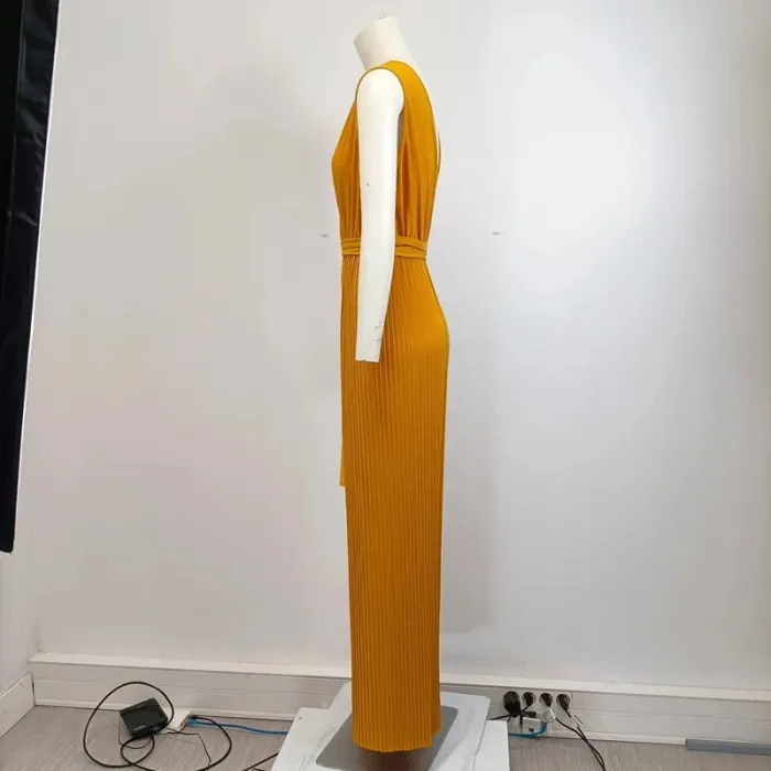 Combinaison Jaune Moutarde - Décolleté V - A1 - TU A289 - photo numéro 6