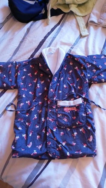 Peignoir nid d'abeille