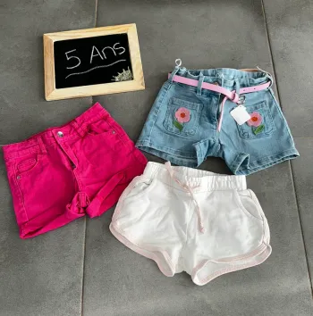 Short fille 5 ans