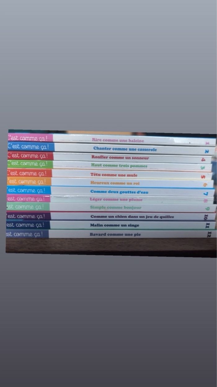 Collection complète c’est comme ça mc do