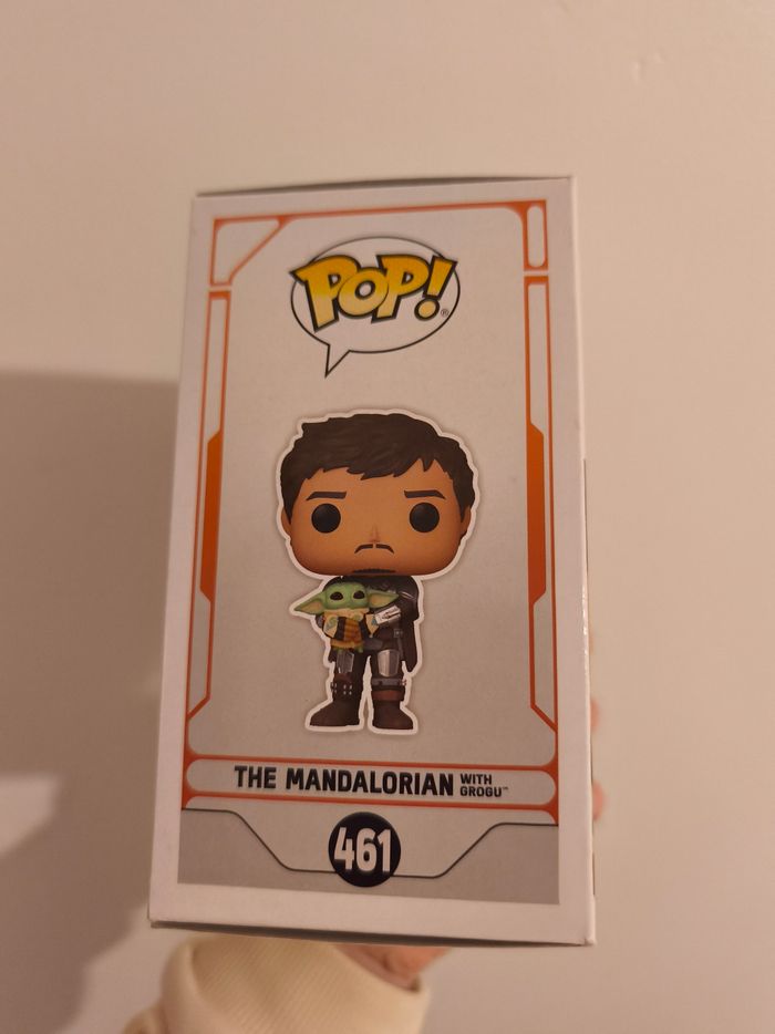 Figurine Funko pop Star wars Disney the mandalorian grogu - photo numéro 4