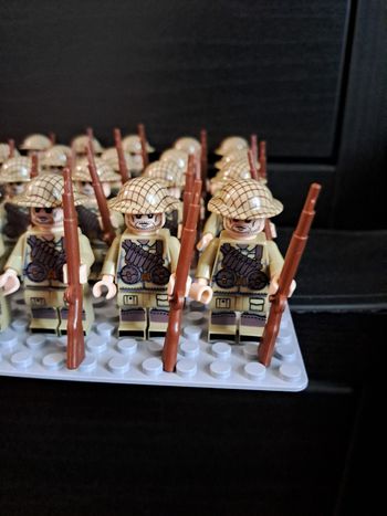 Soldats Anglais type Lego_1 soldat = 1€