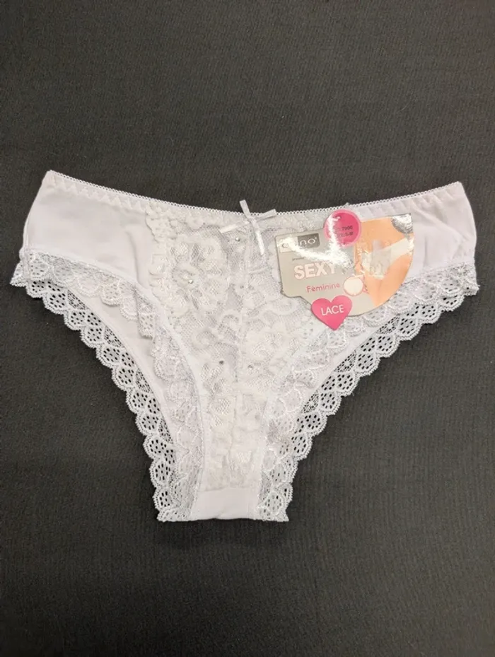 Culotte strass dentelle