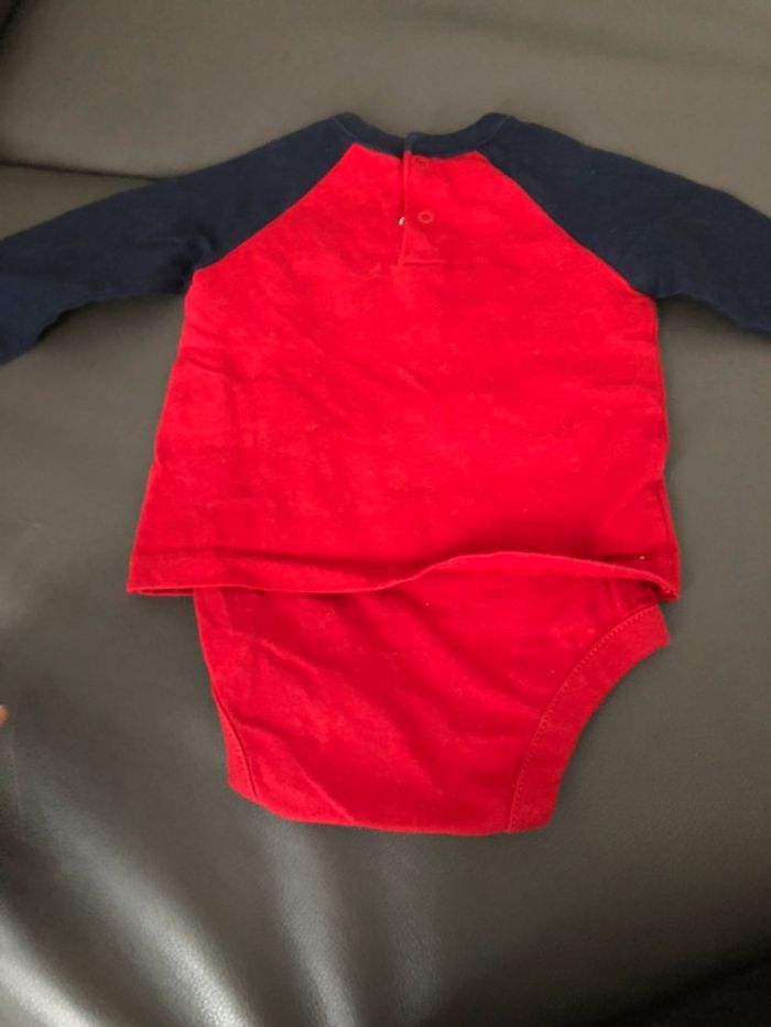 Tee shirt body 6 mois - photo numéro 2