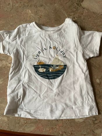 T shirt manches courtes garçon 12mois