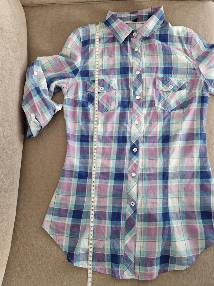 Chemise ton bleu, violet Pimkie - photo numéro 8