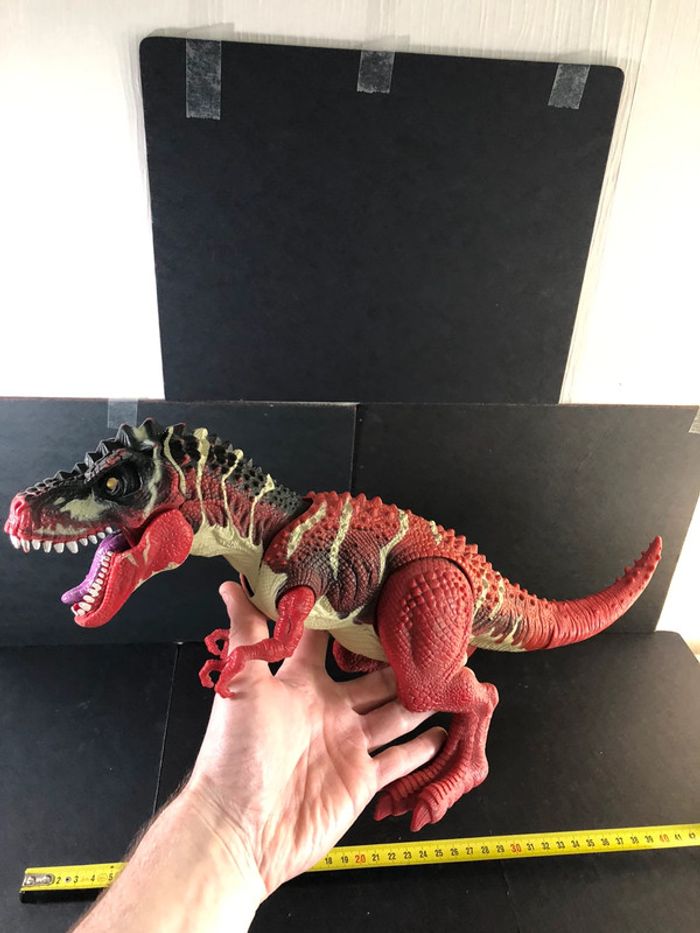 Imposant grande figurine dinosaure son et lumière chap mei 2008 Dino valley t-rexx - photo numéro 2