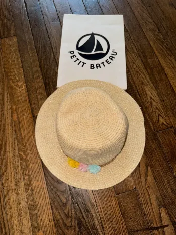 chapeau petit bateau (brillant) 10-12 ans