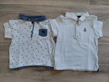 Polos manches courtes 18 mois