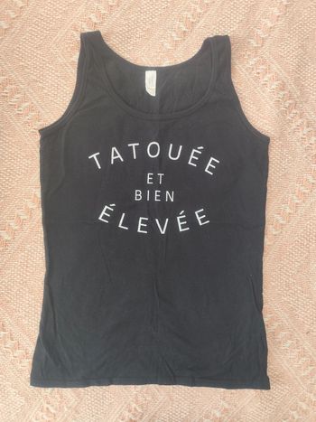 Débardeur Tatouée et bien élevée