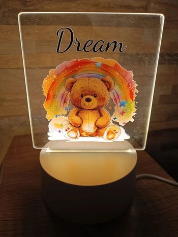 Veilleuse enfant thème nounours "dream"