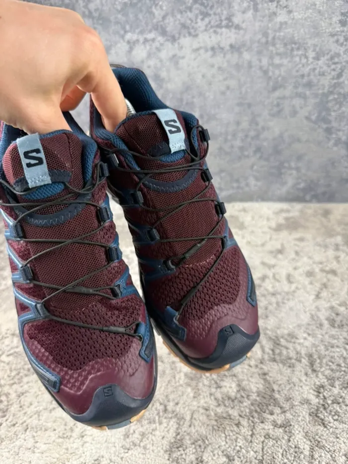 Salomon XA Pro 3D V8 - Bordeaux & Blue - photo numéro 14